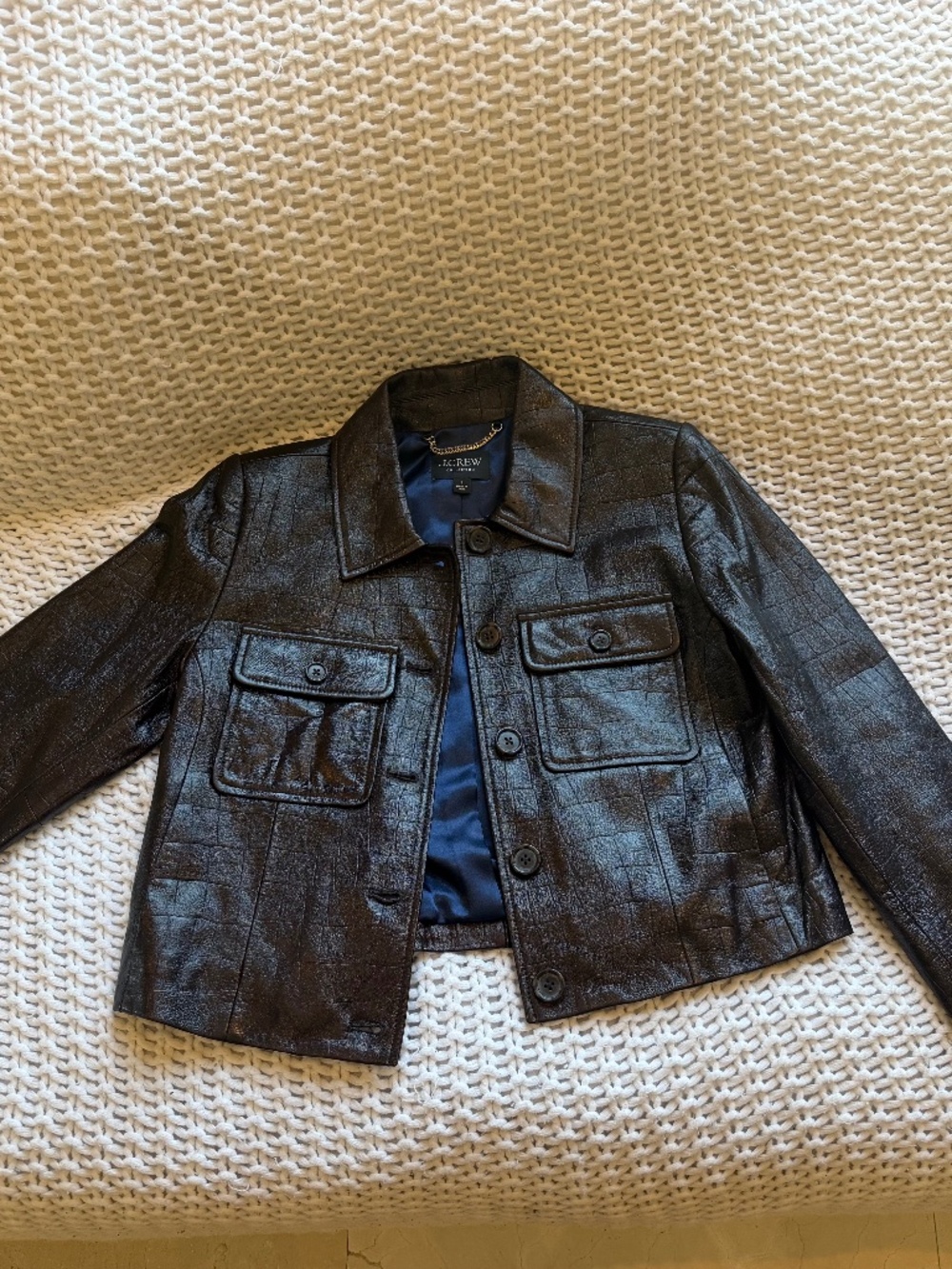 J.Crew 100% Leather Jacket